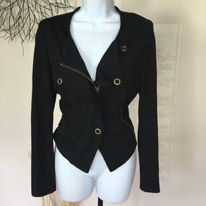 CAbi Black Moto Blazer